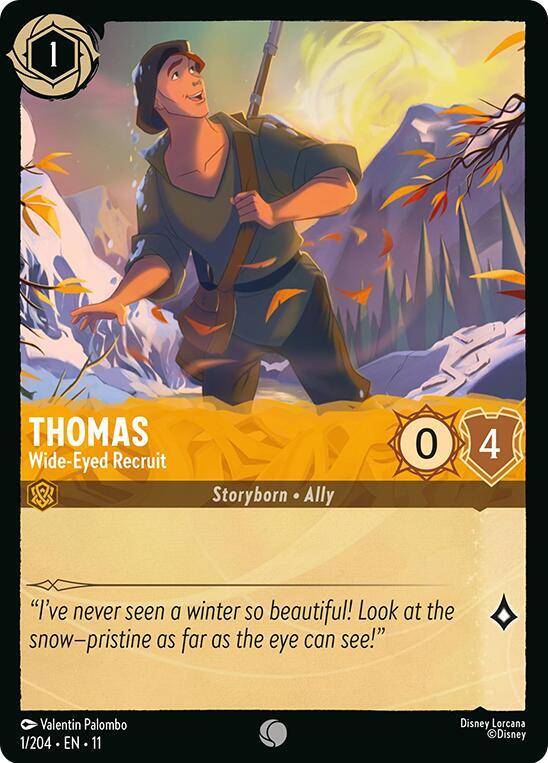 Thomas, Wide-Eyed Recruit 1/204 (Winterspell) 