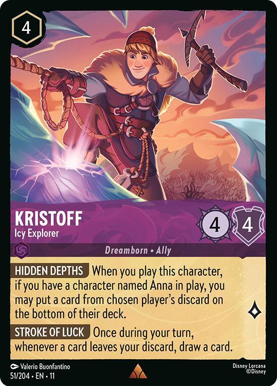 Kristoff, Icy Explorer 51/204 (Winterspell) 