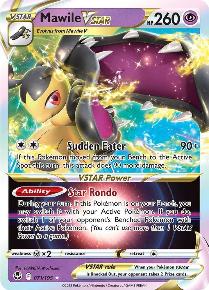 Mawile VSTAR 071/195 (SWSH12: Silver Tempest)  - Holofoil