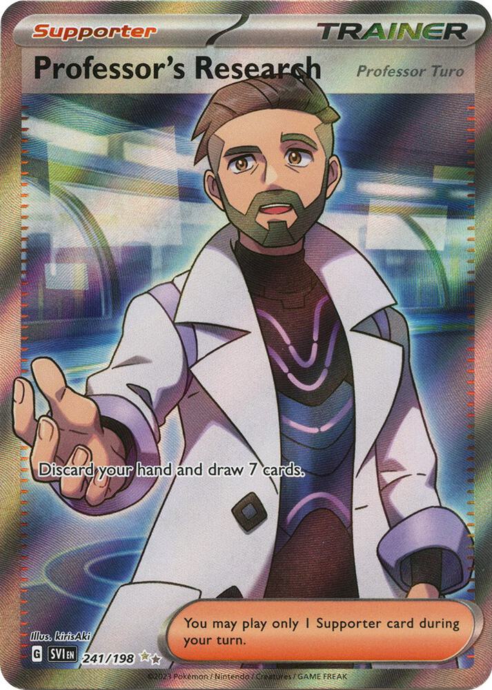 Professors Research Professor Turo 241 198 241/198 (SV01: Scarlet & Violet Base Set)  - Holofoil