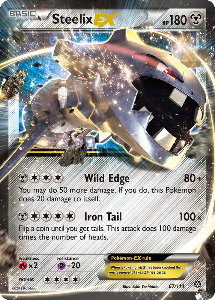 Steelix EX 67/114 (XY - Steam Siege)  - Holofoil