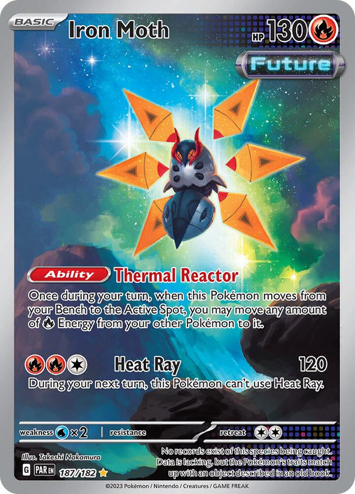 Iron Moth 187/182 (SV04: Paradox Rift)  - Holofoil