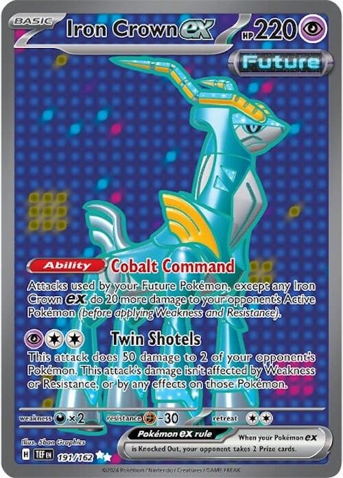 Iron Crown ex 191/162 (SV05: Temporal Forces)  - Holofoil
