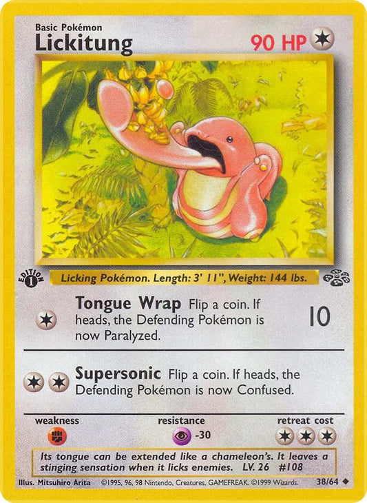 Lickitung 38/64 (Jungle)  - 1st Edition