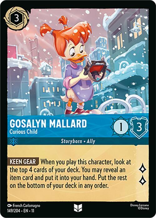 Gosalyn Mallard, Curious Child 149/204 (Winterspell) 