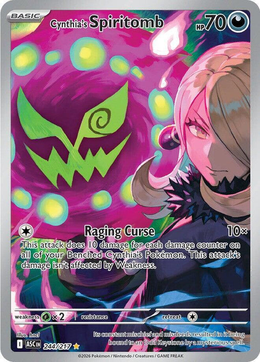 Cynthia's Spiritomb 244/217 (ME: Ascended Heroes)  - Holofoil