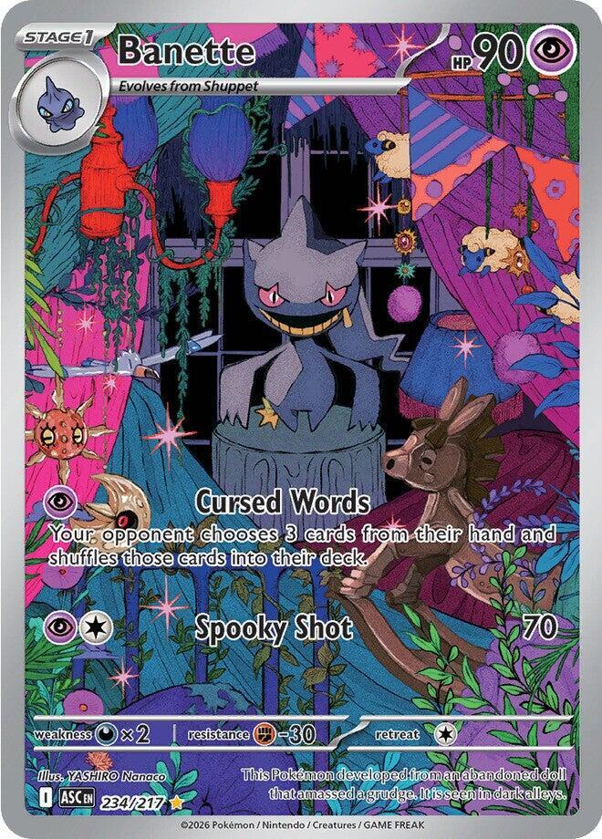 Banette 234 217 234/217 (ME: Ascended Heroes)  - Holofoil