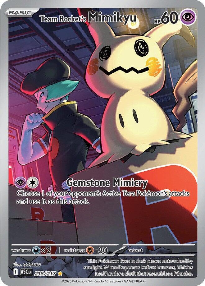 Team Rocket's Mimikyu 238/217 (ME: Ascended Heroes)  - Holofoil