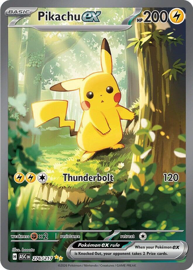 Pikachu ex 276/217 (ME: Ascended Heroes)  - Holofoil