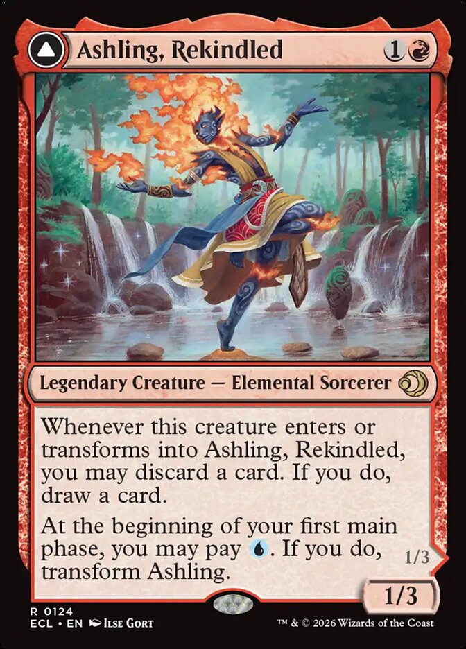 Ashling Rekindled 124 (Lorwyn Eclipsed) 