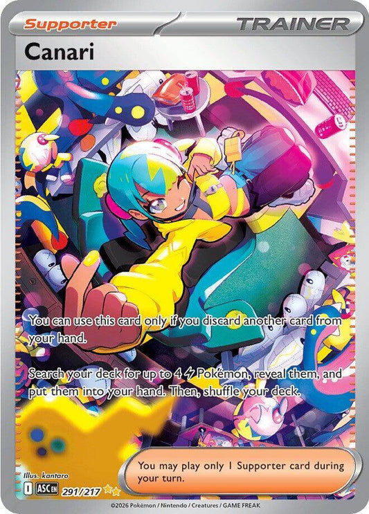 Canari 291/217 (ME: Ascended Heroes)  - Holofoil