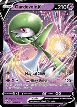 Gardevoir V 16/73 (Champion's Path)  - Holofoil