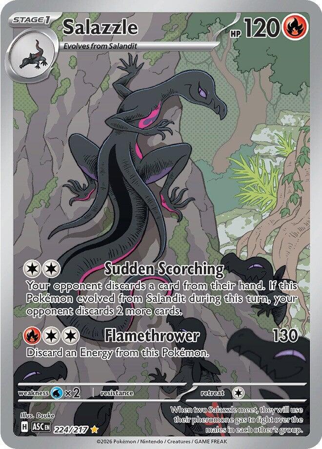 Salazzle 224/217 (ME: Ascended Heroes)  - Holofoil