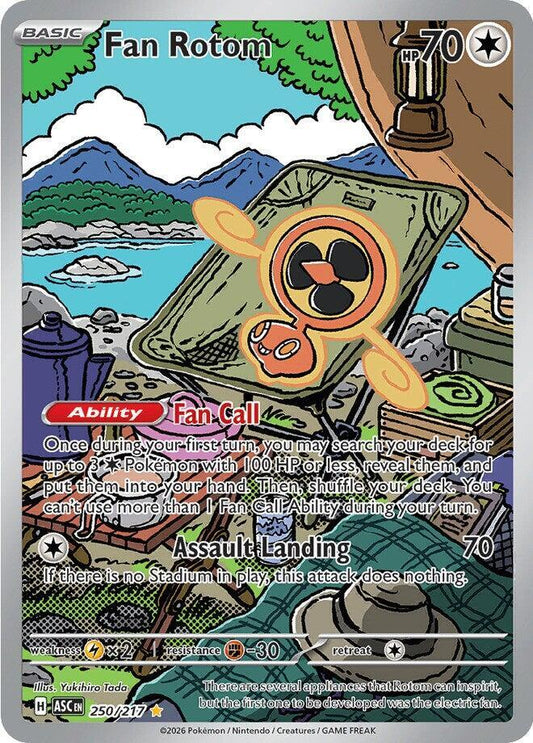 Fan Rotom 250/217 (ME: Ascended Heroes)  - Holofoil
