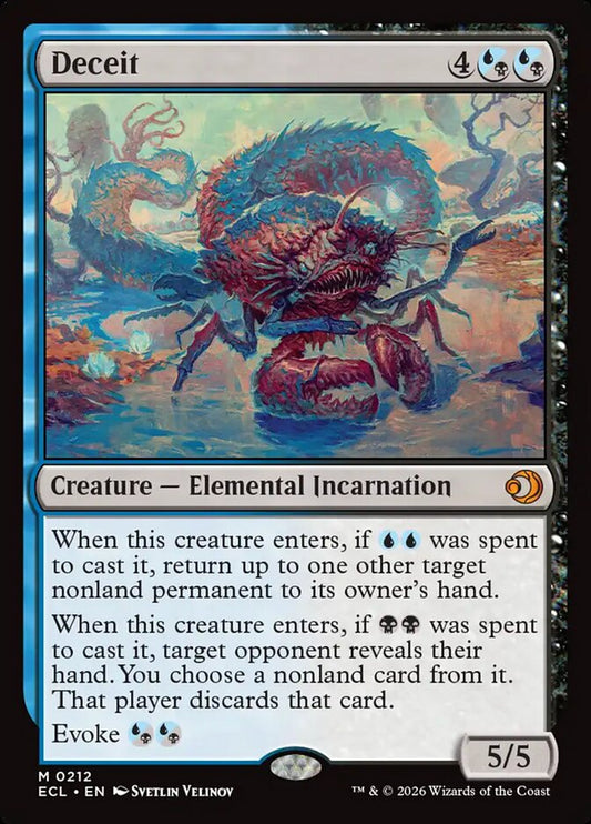 Deceit 212/273 (Lorwyn Eclipsed)  - Foil