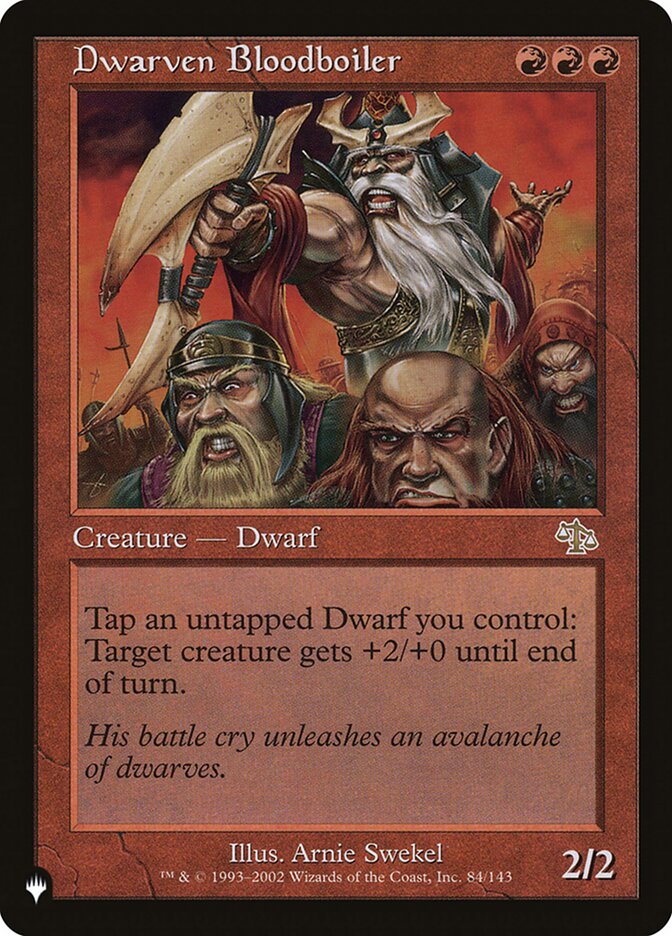 Dwarven Bloodboiler JUD-84/5075 (The List Reprints) 