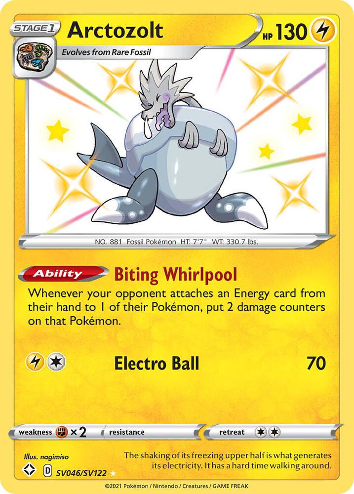 Arctozolt SV046/SV122 (Shining Fates: Shiny Vault)  - Holofoil