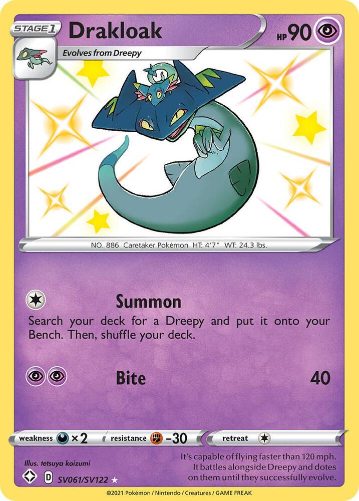 Drakloak SV061/SV122 (Shining Fates: Shiny Vault)  - Holofoil