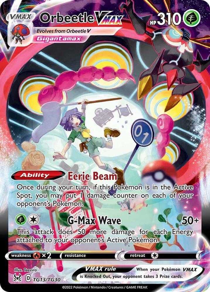 Orbeetle VMAX TG13/TG30 (SWSH11: Lost Origin Trainer Gallery)  - Holofoil