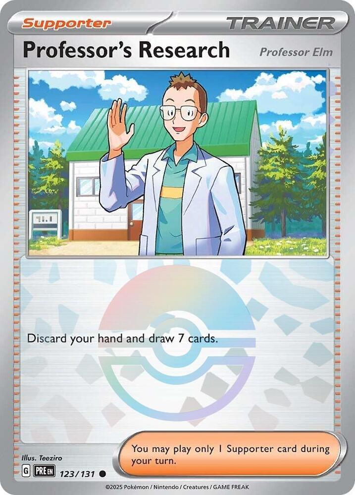 Professor's Research 123/131 (SV: Prismatic Evolutions)  - Poke Ball Holofoil