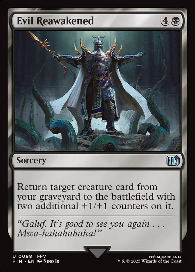 Evil Reawakened 98/309 (FINAL FANTASY)  - Foil