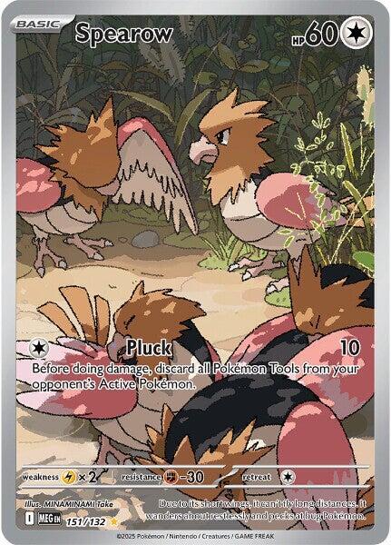 Spearow 151/132 (ME01: Mega Evolution)  - Holofoil