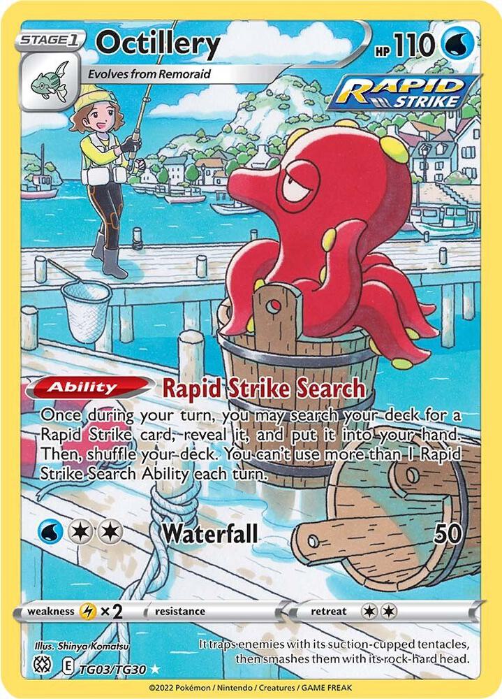 Octillery TG03/TG30 (SWSH09: Brilliant Stars Trainer Gallery)  - Holofoil