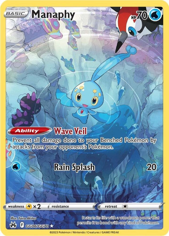 Manaphy GG06/GG70 (SWSH: Crown Zenith: Galarian Gallery)  - Holofoil