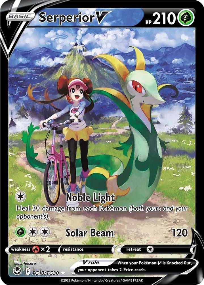 Serperior V TG13/TG30 (SWSH12: Silver Tempest Trainer Gallery)  - Holofoil