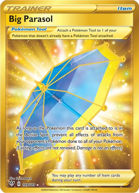 Big Parasol Secret 199/189 (SWSH03: Darkness Ablaze)  - Holofoil