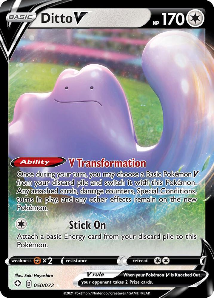 Ditto V 050/072 (Shining Fates)  - Holofoil
