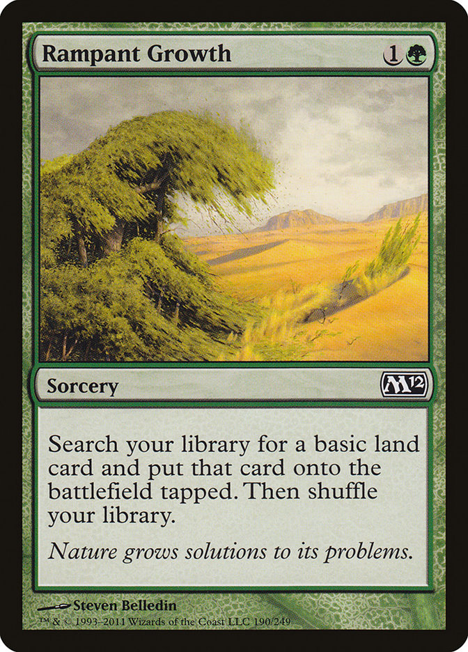 Rampant Growth 190/249 (Magic 2012 (M12)) 