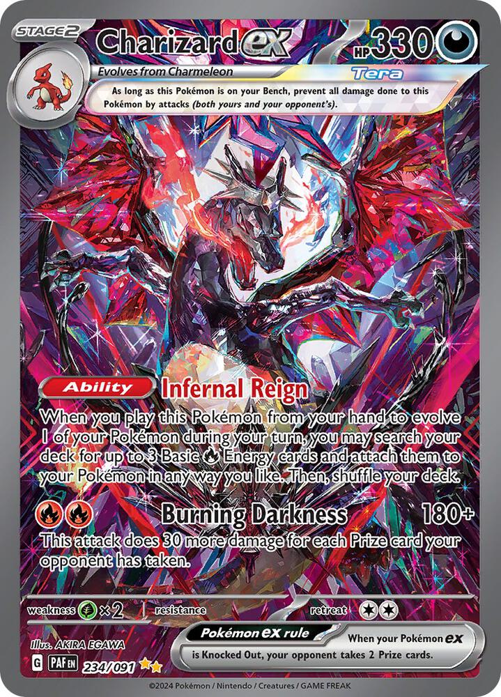 Charizard ex 234/091 (SV: Paldean Fates)  - Holofoil
