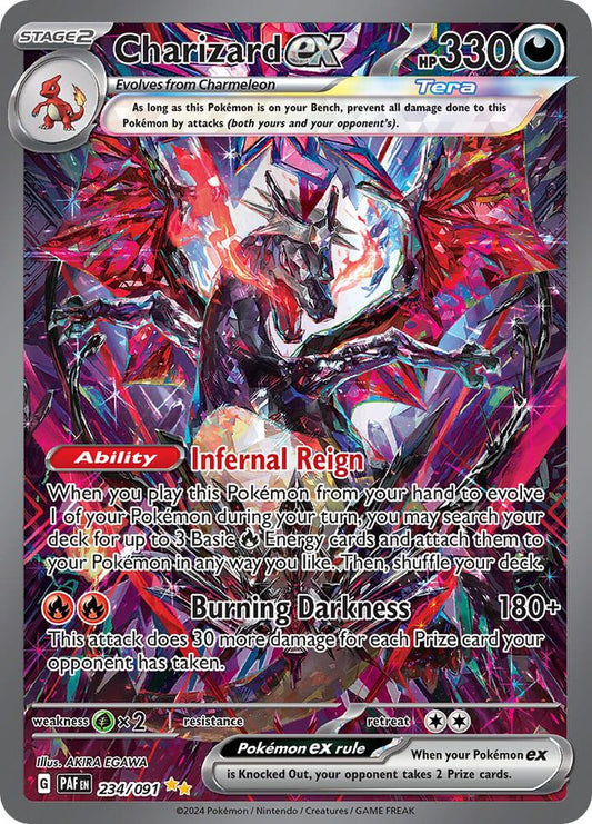 Charizard ex 234/091 (SV: Paldean Fates)  - Holofoil