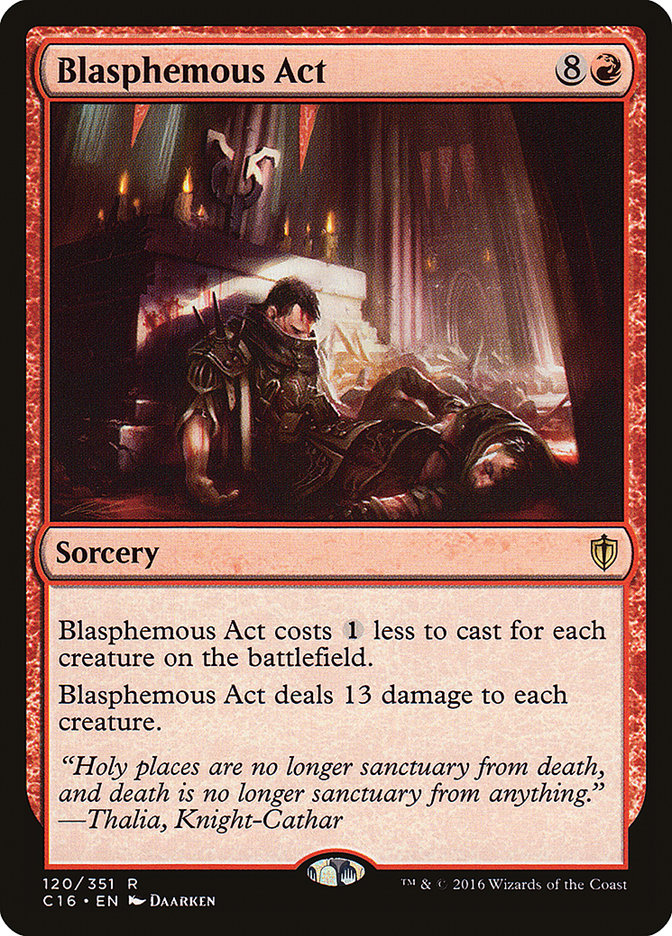 Blasphemous Act 120/351 (Commander 2016) 