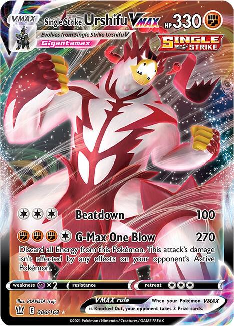Single Strike Urshifu VMAX 086/163 (SWSH05: Battle Styles)  - Holofoil