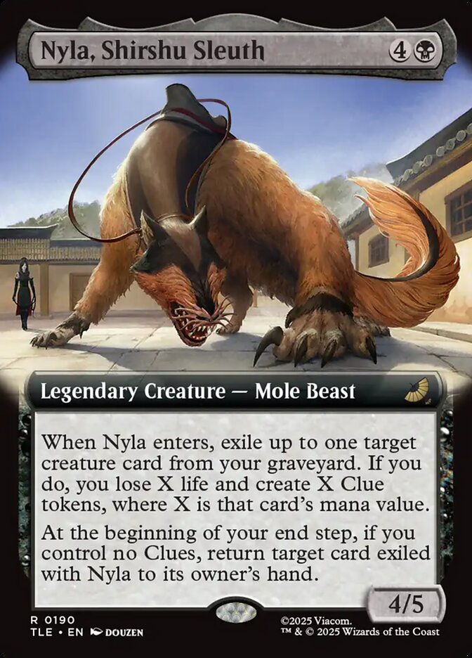 Nyla, Shirshu Sleuth 190/317 (Avatar: The Last Airbender: Eternal-Legal)  - Extended Art Foil