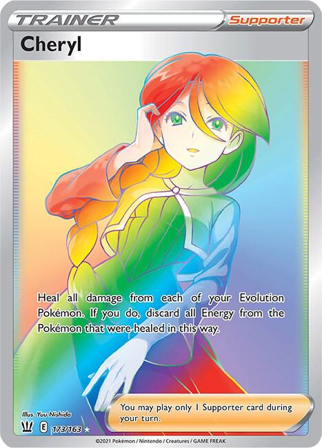 Cheryl Secret 173/163 (SWSH05: Battle Styles)  - Holofoil