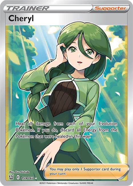 Cheryl 159/163 (SWSH05: Battle Styles)  - Holofoil