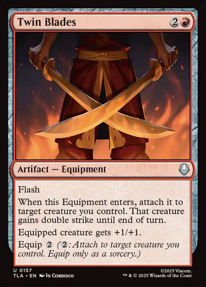 Twin Blades 157/286 (Avatar: The Last Airbender)  - Foil