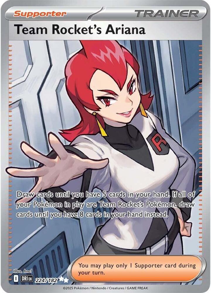 Team Rocket's Ariana 224/182 (SV10: Destined Rivals)  - Holofoil