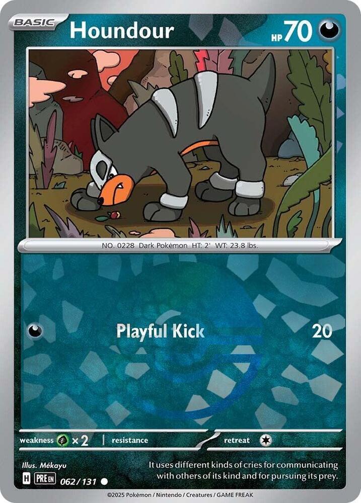 Houndour 062/131 (SV: Prismatic Evolutions)  - Poke Ball Holofoil
