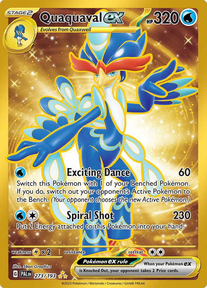 Quaquaval ex 273/193 (SV02: Paldea Evolved)  - Holofoil