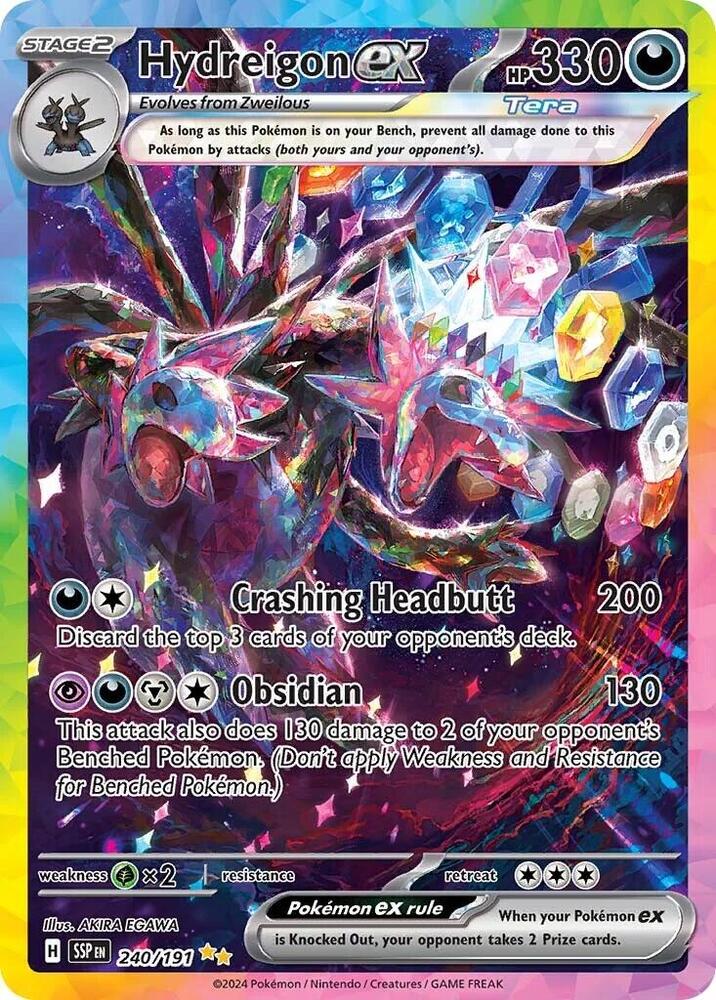Hydreigon ex 240/191 (SV08: Surging Sparks)  - Holofoil