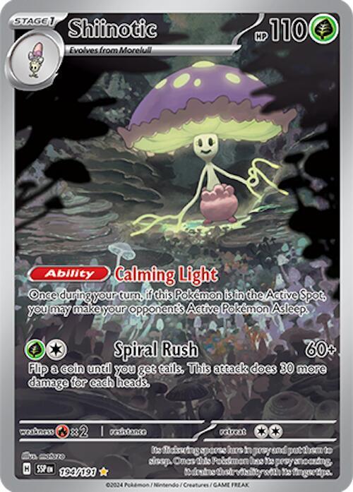 Shiinotic 194/191 (SV08: Surging Sparks)  - Holofoil