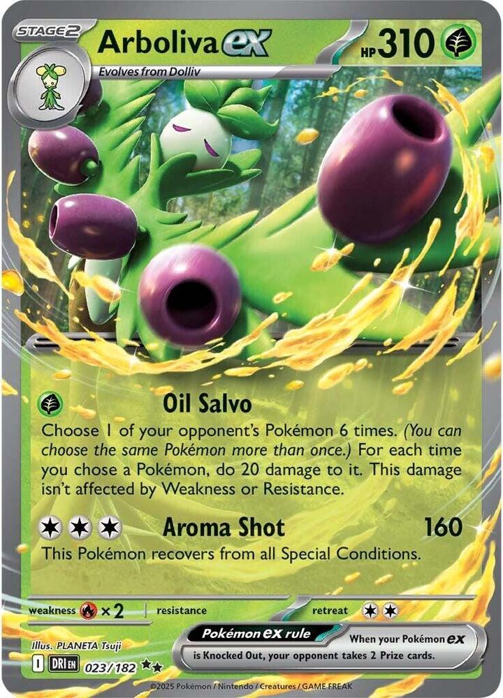 Arboliva ex 023/182 (SV10: Destined Rivals)  - Holofoil