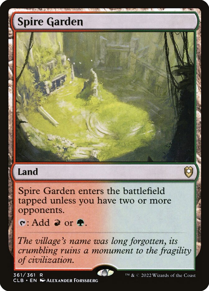 Spire Garden 361 (Commander Legends: Battle for Baldur's Gate) 