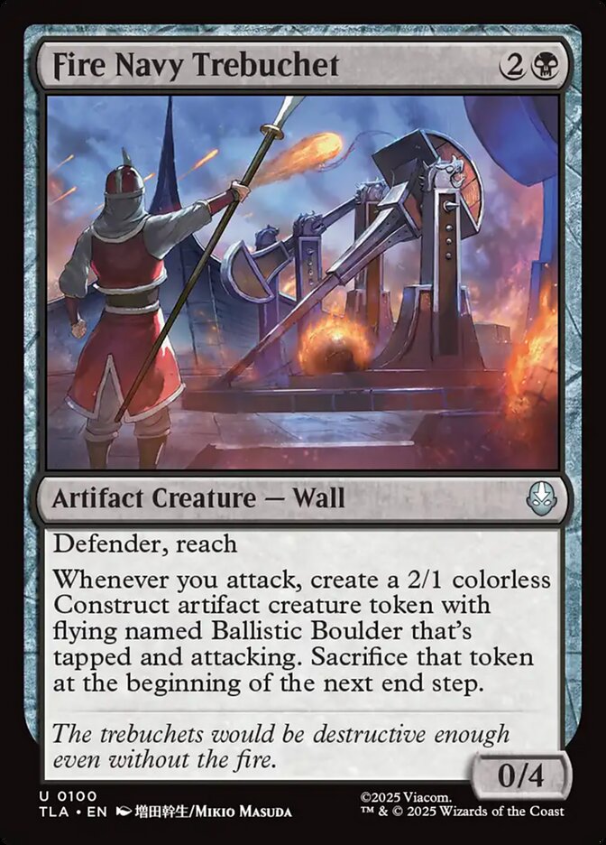 Fire Navy Trebuchet 100/286 (Avatar: The Last Airbender) 