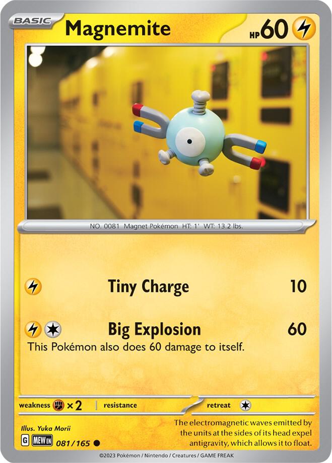Magnemite 081/165 (SV: Scarlet & Violet 151) 