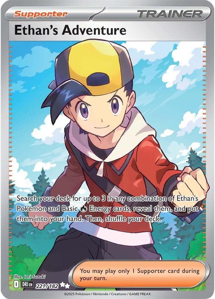Ethan's Adventure 221/182 (SV10: Destined Rivals)  - Holofoil